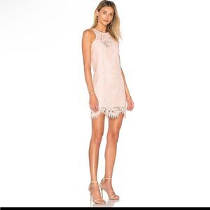 Lovers + friends Caspian lace shift dress